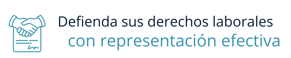 Defienda sus derechos laborales con asesoría especializada y representación efectiva.